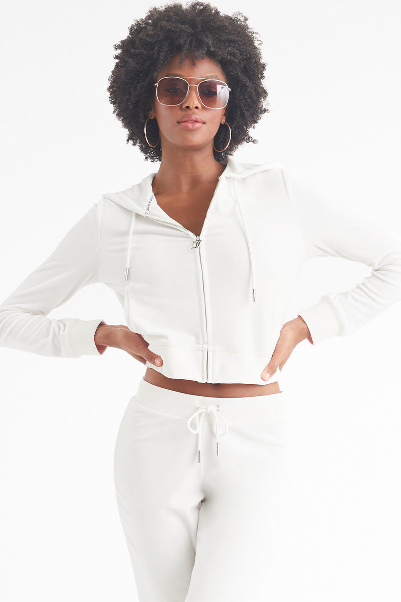 Bride Customizable Big Bling Velour Hoodie