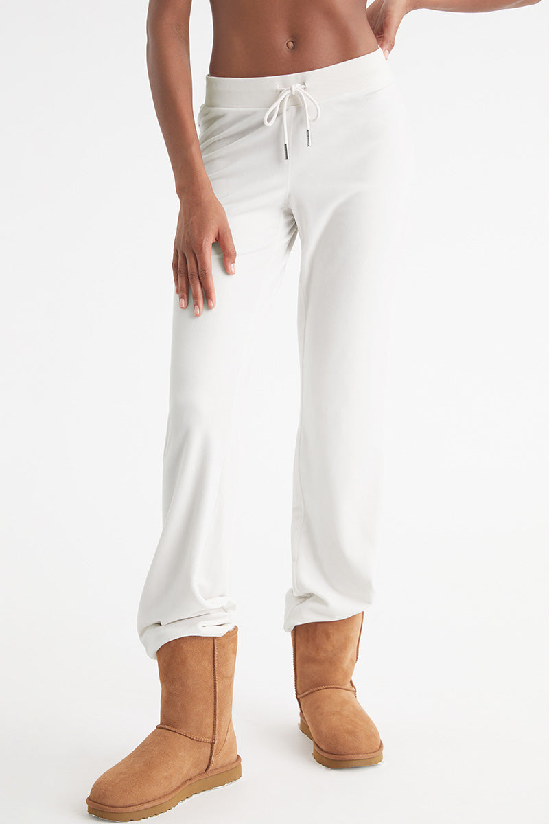 Bride Customizable Big Bling Velour Track Pants