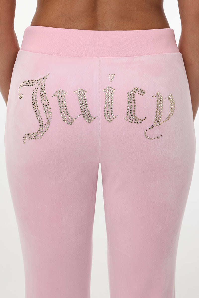 OG Big Bling Velour Track Pants