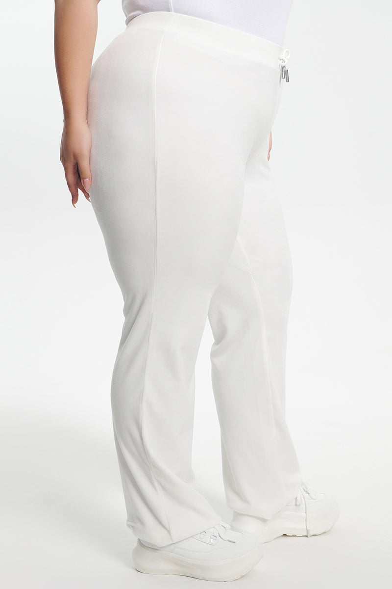Bride Customizable Big Bling Velour Track Pants