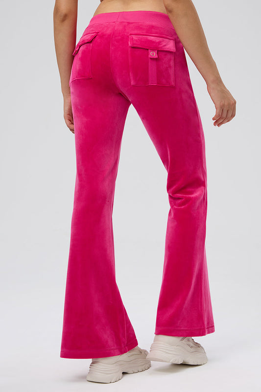 30th Birthday Snap Pocket Velour Pants
