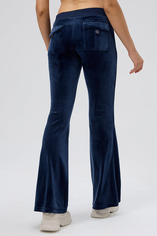 30th Birthday Snap Pocket Velour Pants