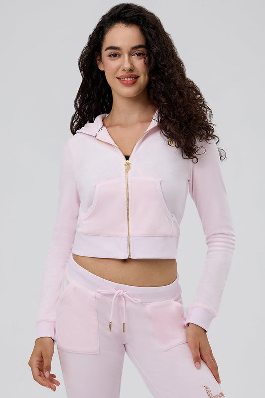 Thirty Flirty and Juicy Velour Hoodie